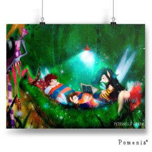 "Iltasatu" - satukuvajuliste, A3