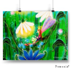 "Pikkuiseni. Rakastan." - satujuliste, A3