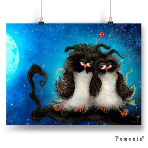 "Yhdessä yhdessä aina" - satukuvajuliste, A3