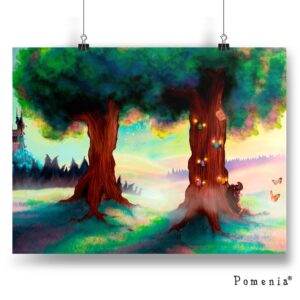 "Minä muistan sinut" - satukuvajuliste. A3