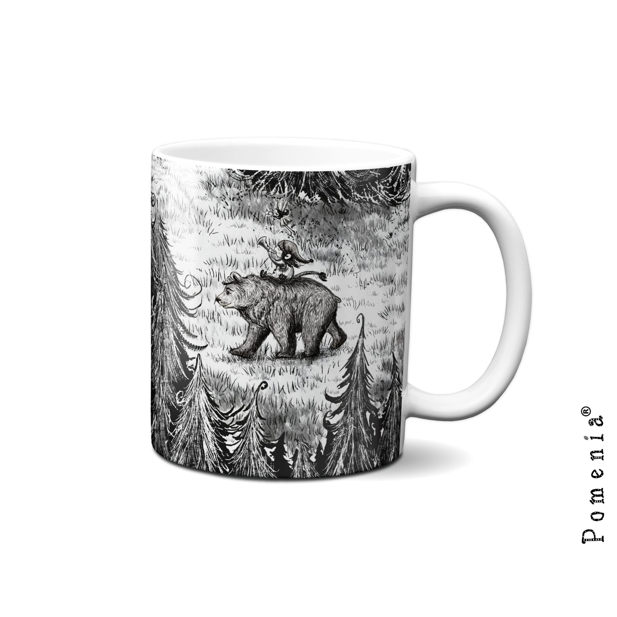 "Metsänpoika Ja Mesikämmen" -taidemuki