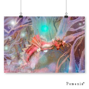 "Sleeping Beauty" - satukuvajuliste,  A3