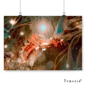 "Sleeping Beauty" - dark, satukuvajuliste,  A3