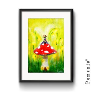 "Syksyllä Kerran" -satutaidekuvajuliste, A4