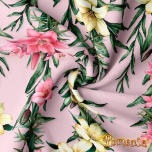 "Lillies", pink, 150cm PALA -DIGITRIKOO