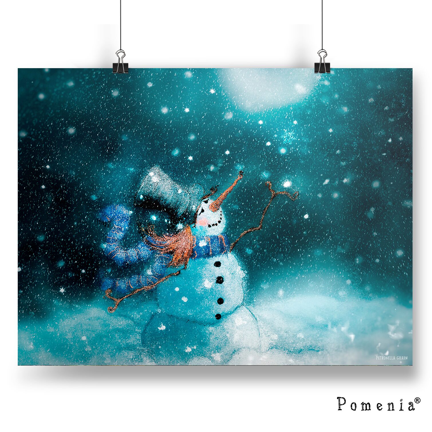 "Lunta Sataa" - satukuvajuliste, A3