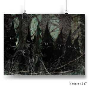 "Nappaajakuuset" - satukuvajuliste, A3