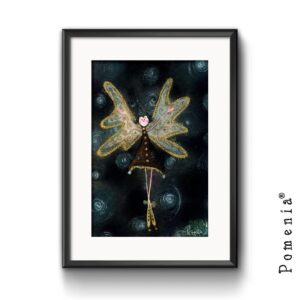 "Pikku Perhonen" - satutaidekuvajuliste, A4