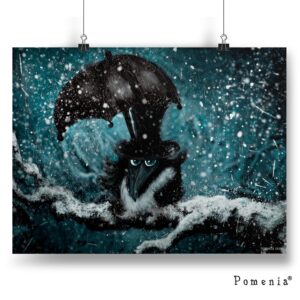 "Paistaa Se Aurinkoinen Risukasaankin Joskus" - satukuvajuliste,  A3