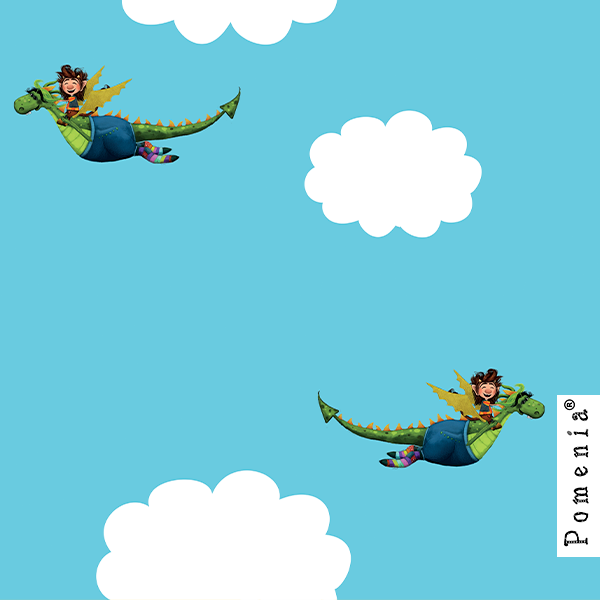 "Seikkailu Alkaa",blue, 165cm-DIGITRIKOO - Image 2