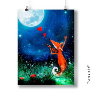 "Sinun Vuoksesi Vaikka Tuhat Kertaa!" - satukuvajuliste A3