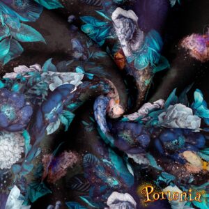 "Blossom", blue, 210 cm PALA -DIGITRIKOO