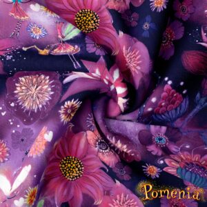 "Flowers And Fairies”, lila, 225 cm PALA -DIGITRIKOO