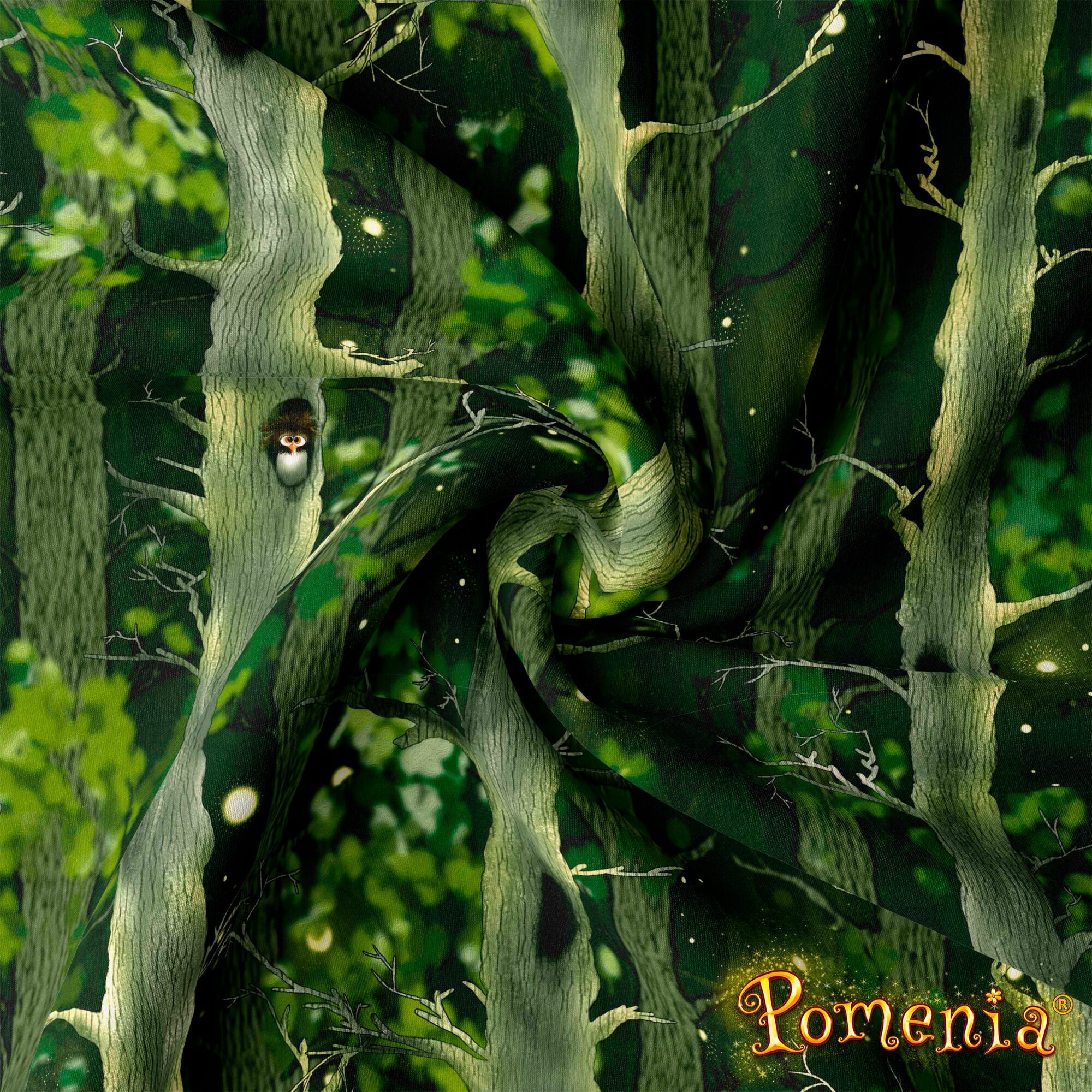 "Over The Moonlight", green, 200 cm PALA -DIGITRIKOO