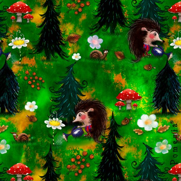 "Pikku Siili", metsä, TRIKOO, 40cm