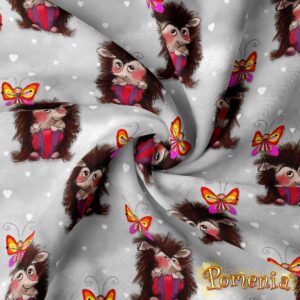 "Pikku Siili Ja Perhonen", grey, 210 cm PALA -DIGITRIKOO