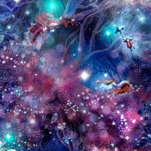 "A Fairy Dreamland", lilac, TRIKOO, 40cm