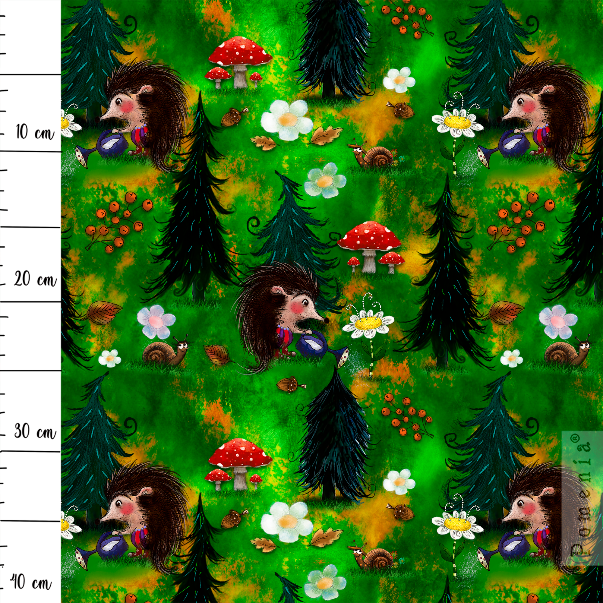 "Pikku Siili", metsä, TRIKOO, 40cm - Image 3