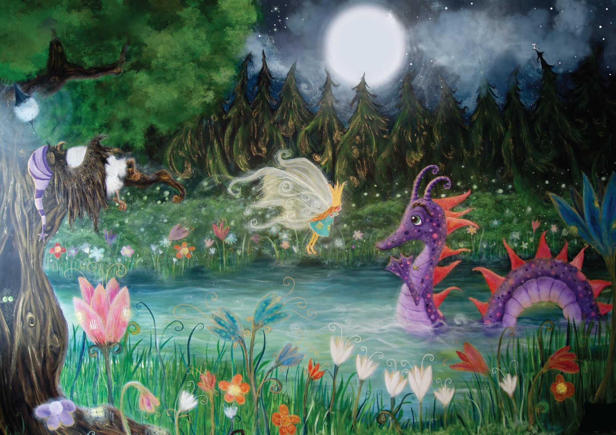 "Pomenia Satuseinä"- suurenmoinen satutaideteos