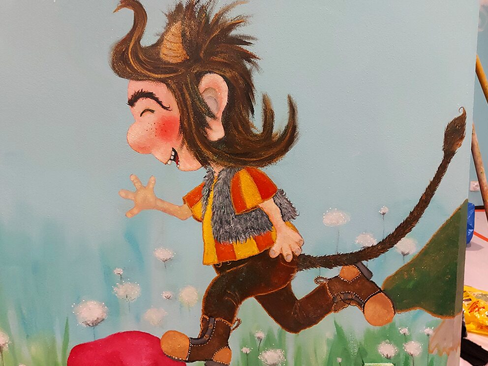 "Uniikki Pomenian Satuhahmo"- satutaiteilijan taidemaalaama suloinen satuhahmo - Image 9