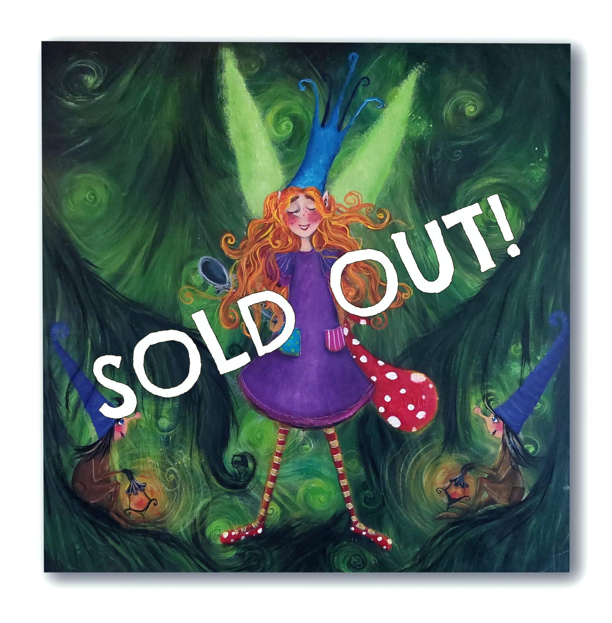 "Ripaus Taikapölyä" -original satutaulu