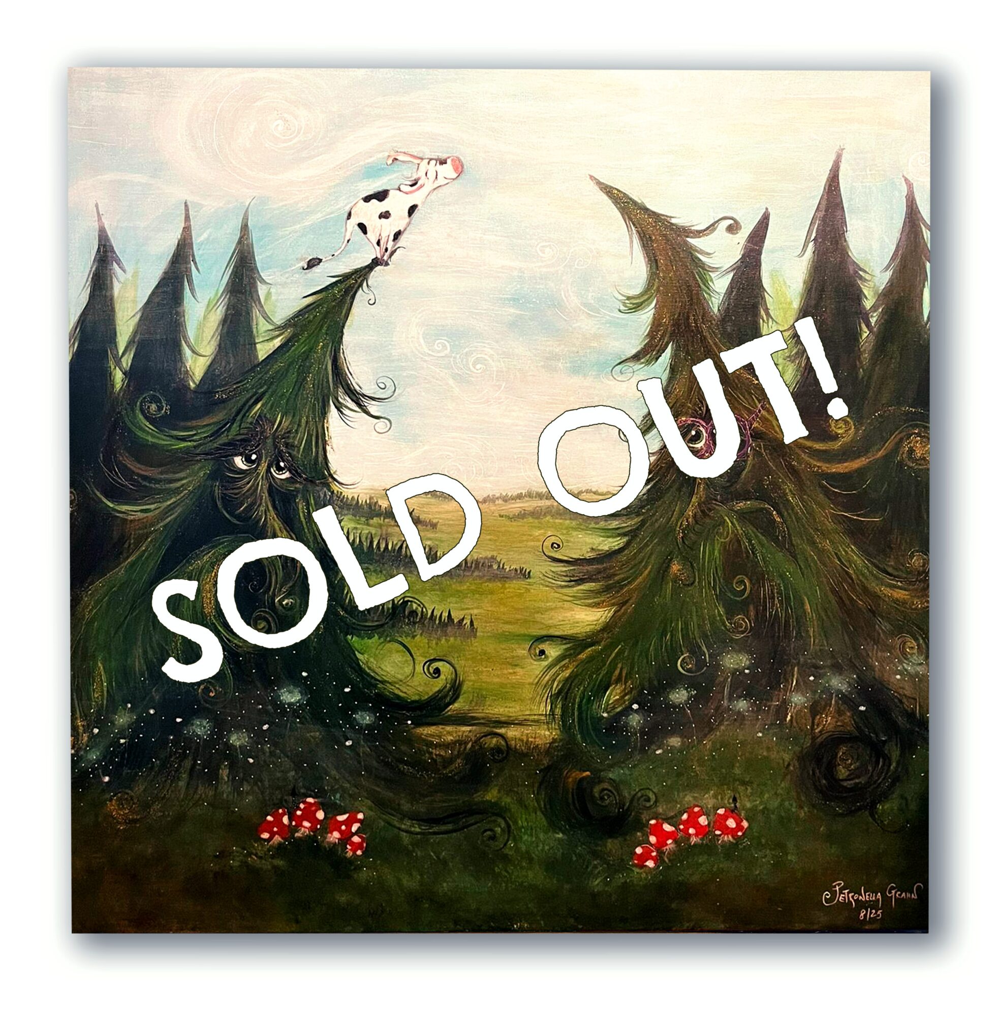 "Mitähän Onnellista ja Mukavaa sitten Tapahtui?" -original satutaulu