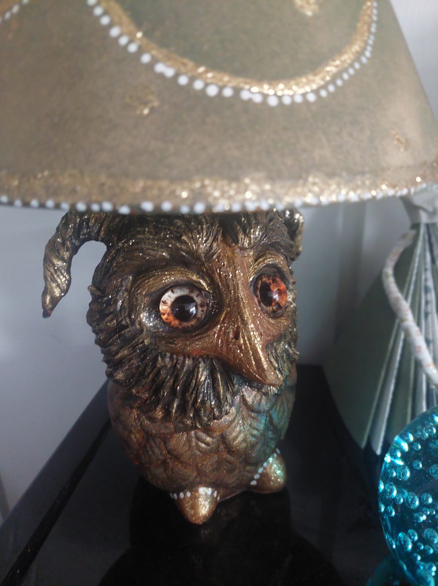 "Pöllö"- keraaminen figuurilamppu - Image 5