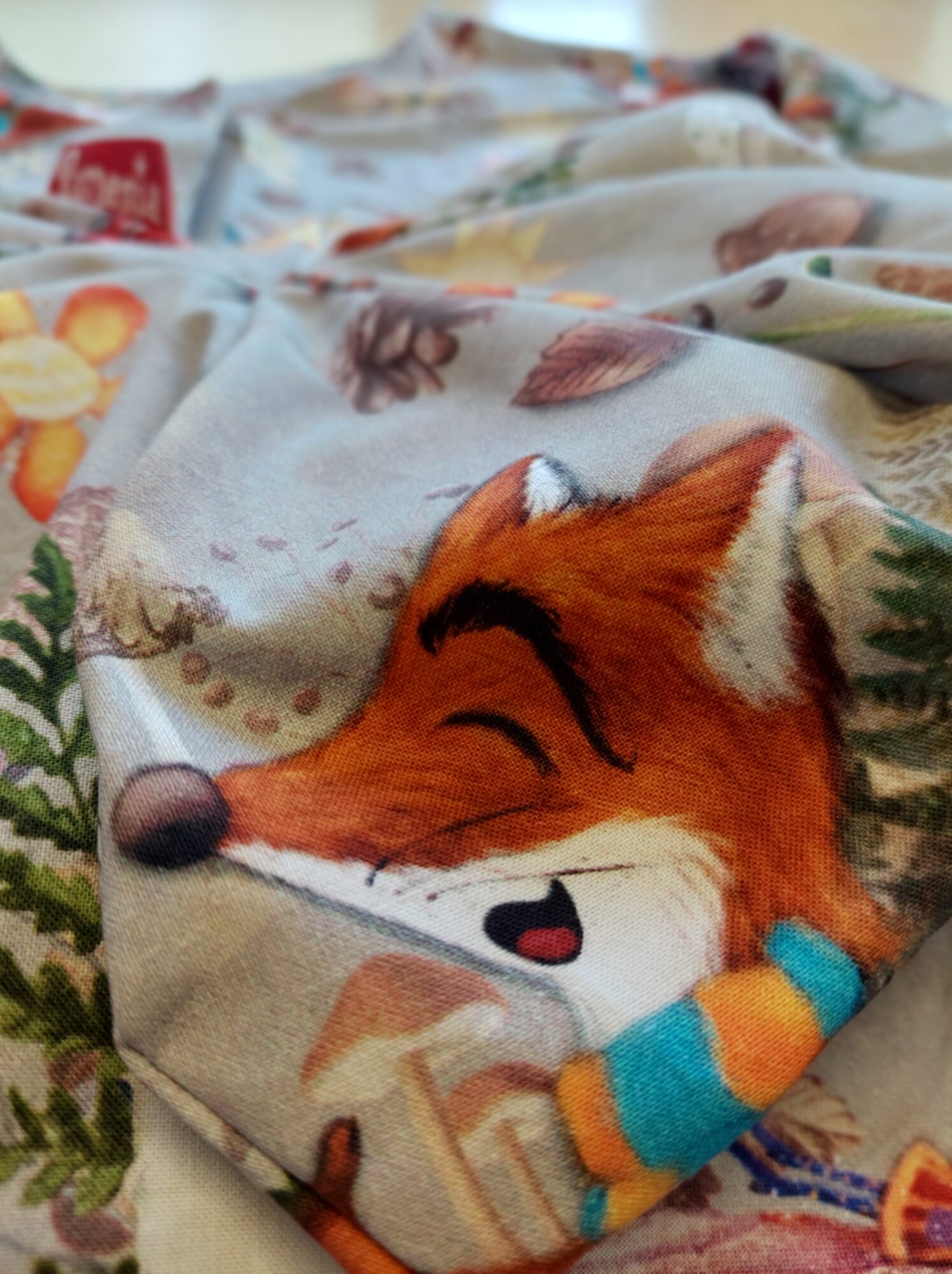 “Pikku Kettu”, beige, puuvilla, 40cm - Image 3