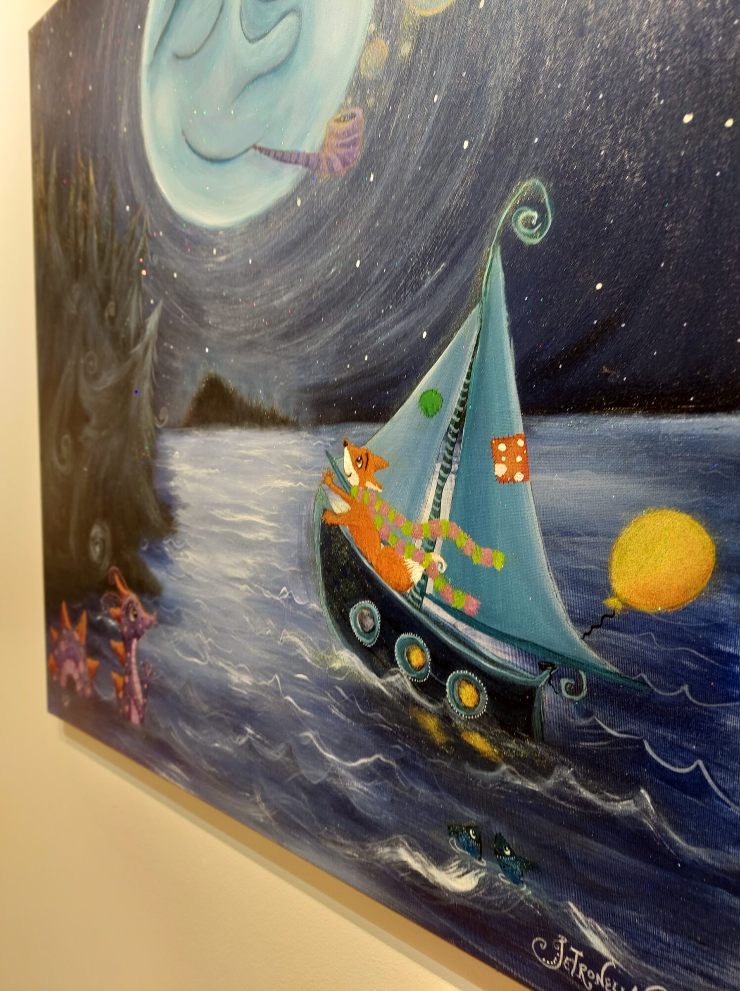 "Seikkailu Alkaa" -original satutaulu - Image 3