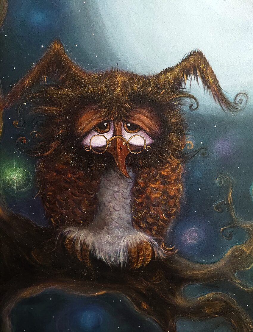 "Kuutamolla" -original satutaulu - Image 2