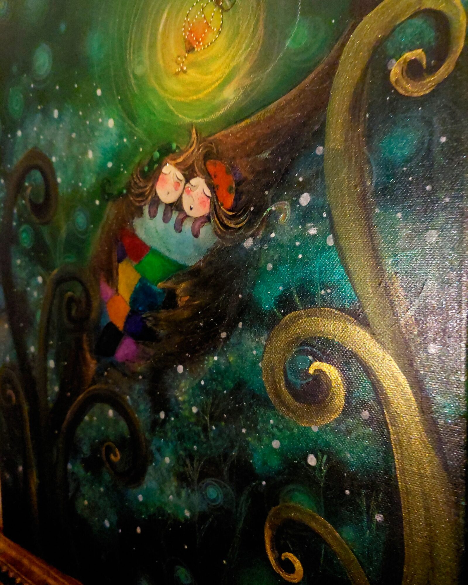 "Veljekset" -original Nitiäinen&Natiainen satutaulu - Image 3