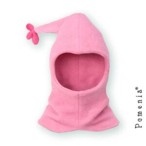 "Keiju Kukkainen", kypärähattu, 2xfleece, pinkki-pioni