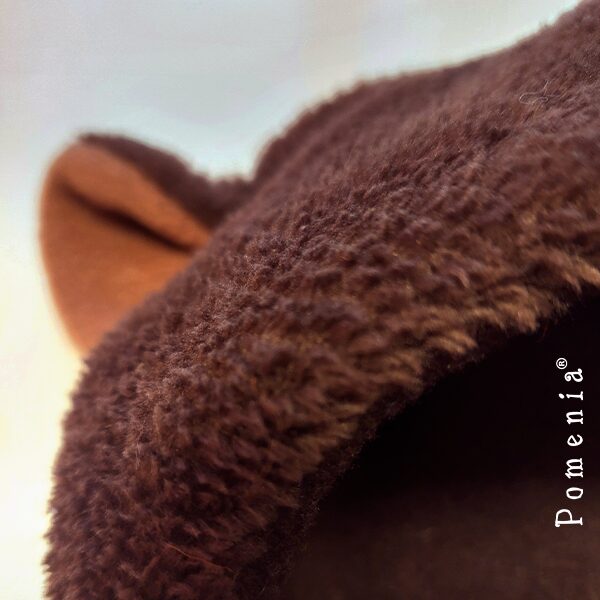 "Karhu", kypärähattu, teddy-fleece - Image 3